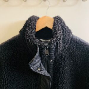 Cozy Sherpa Jacket - Athleta - Nearly New - Medium - Tall - Black